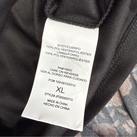 NWT Mason & Belle Midi Marina Dress Purple & Black Floral Pleated | XL - Picture 12 of 15